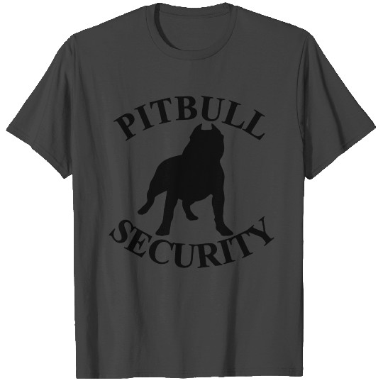 pitbull security T Shirts