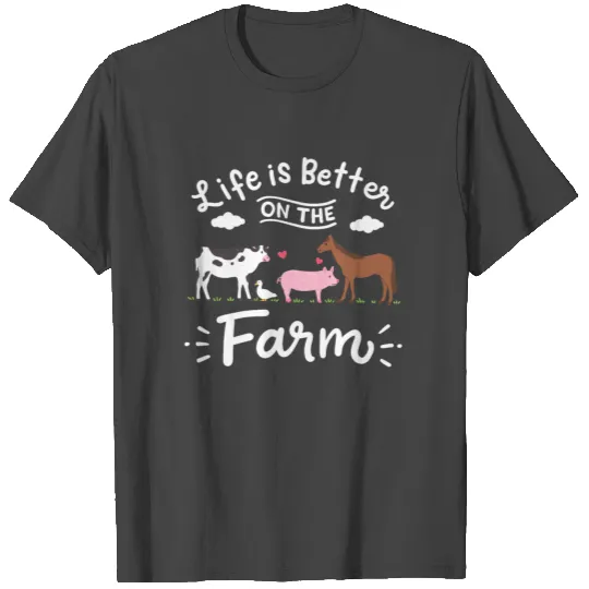 Farm Farmer Farm Animals T Shirts