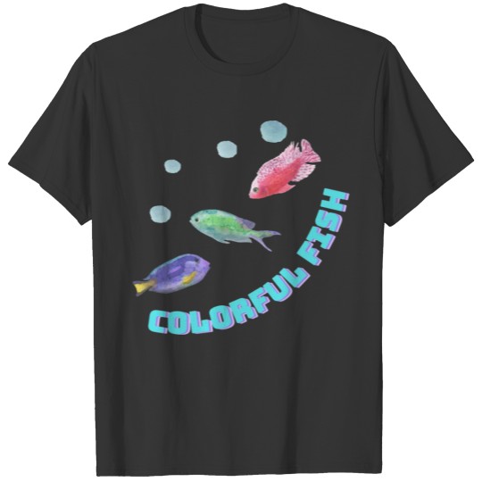 colorful fish T-shirt