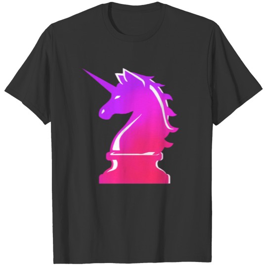 rainbow gay pride chess LGBTQ unicorn T-shirt