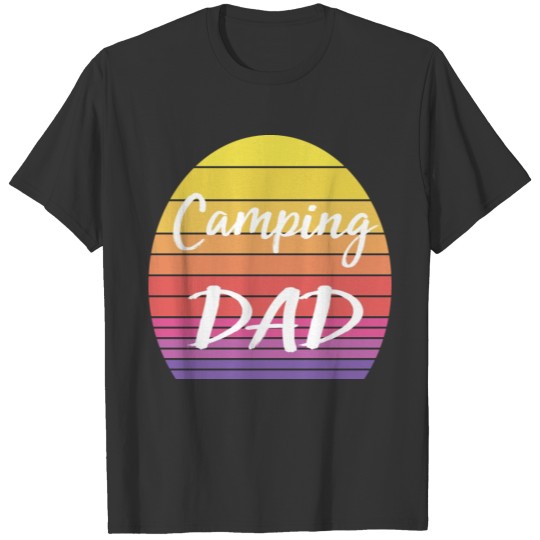 vintage sunset camping dad summer2021 T Shirts