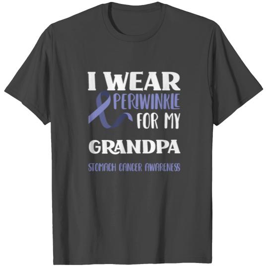 I Wear Periwinkle For My Grandpa Stomach Cancer T Shirts