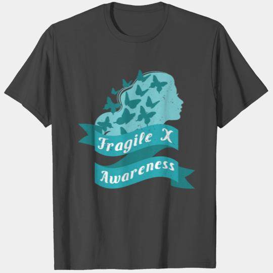 Fragile X Awareness Women's Butterfly X Syndrome T Shirts