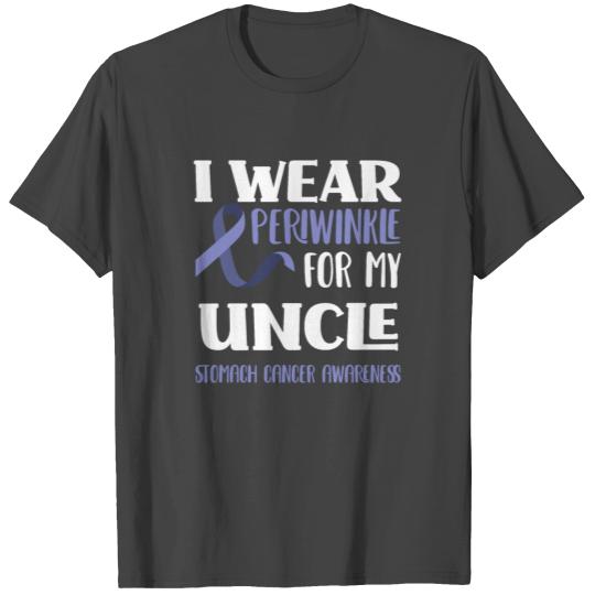I Wear Periwinkle For My Uncle Stomach Cancer T Shirts