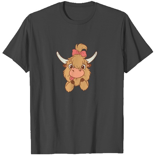 Highland Cow Scottish Cattle Scotland T Shirts