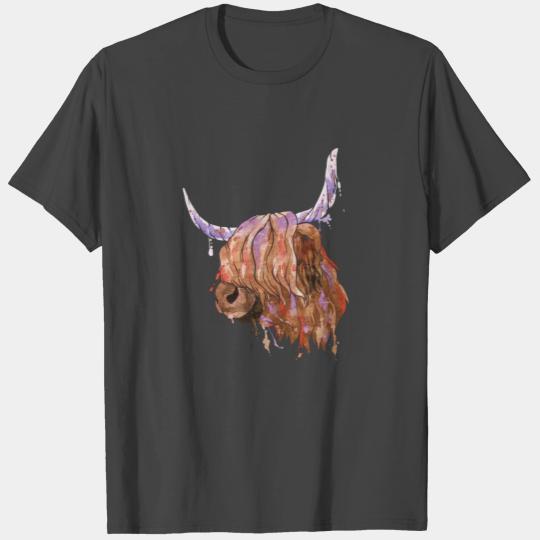 Highland Cow Scottish Farmer T Shirts