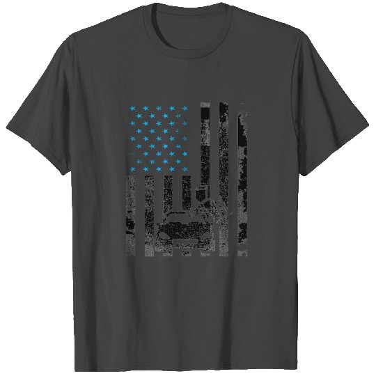 American Flag Auto Body Painter Automotive T Shirts