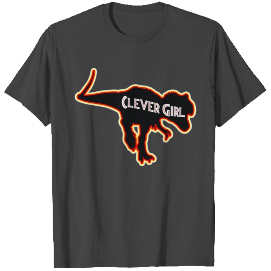 Velociraptor Clever Girl Raptor Jurassic Dinosaur T Shirts