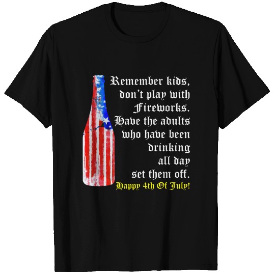 4th of July Beer Drinking Drinker Celebration T Shirts