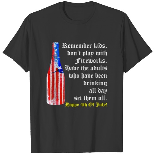 4th of July Beer Drinking Drinker Celebration T Shirts