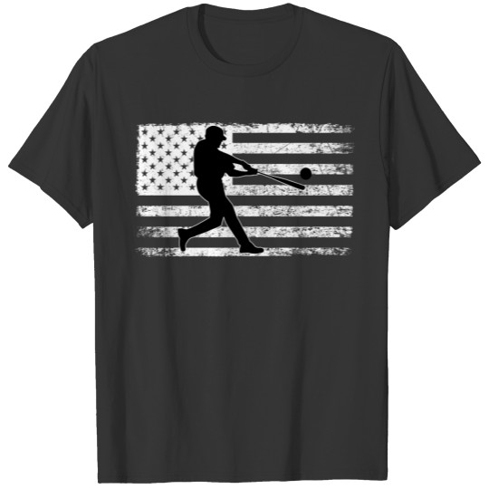 Vintage American Flag Baseball 4th Of July T Shirts