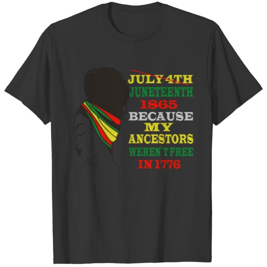 african american, juneteenth, black history T Shirts
