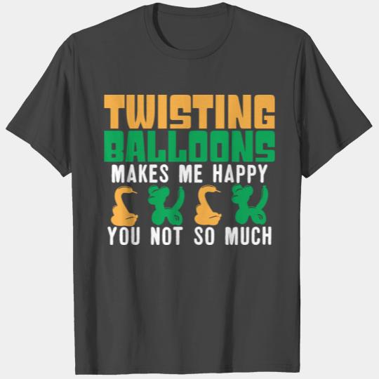 Balloon Modelling Joke Balloons Twister T Shirts