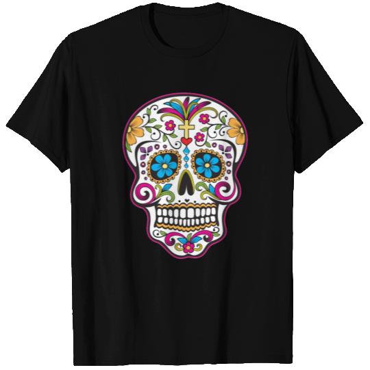 candy skull T Shirts