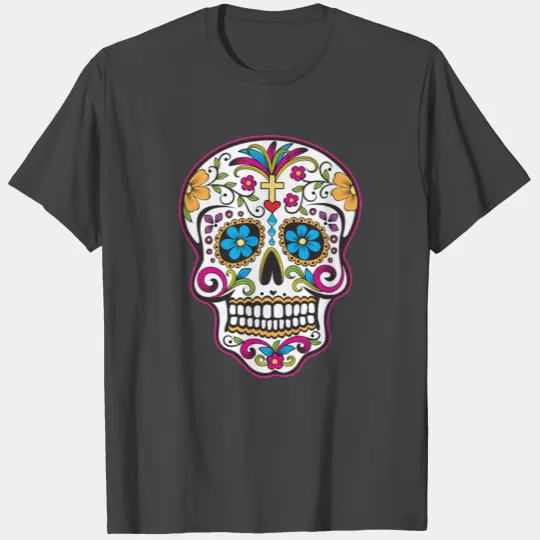 candy skull T Shirts
