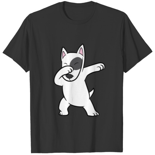 Dabbing Bull Terrier Love Bulldog Puppies T Shirts