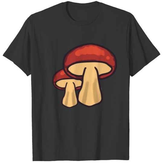 Cartoon mushrooms T-shirt