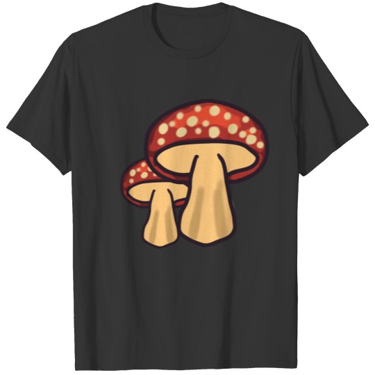 Cartoon mushroom T-shirt