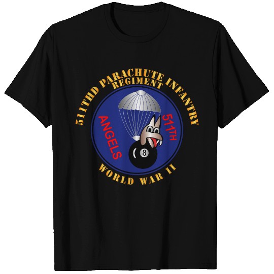 Army 511th PIR 11th Airborne Div WWII T Shirts