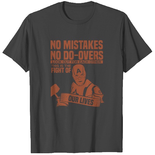 No mistakes No do overs captain america T Shirts