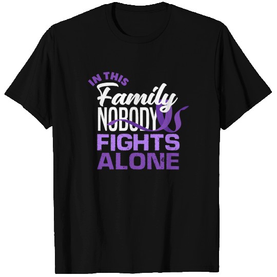 Nobody Fights Alone Testicular Cancer Awareness T Shirts