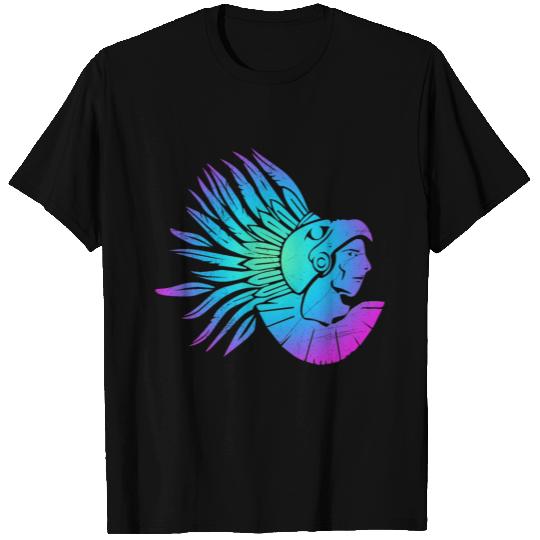 Aztec Symbol Eagle Warrior Gift idea T Shirts