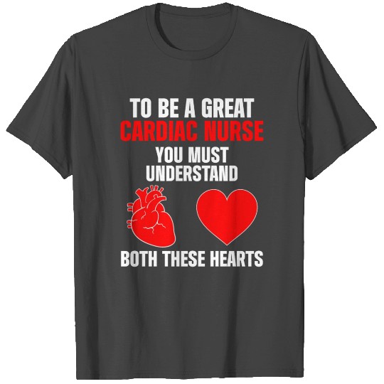 Cardiac Nurse Heart Cardiology CNS Nursing RN T Shirts