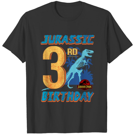 Jurassic Park 3Rd Birthday T RexGift T Shirts