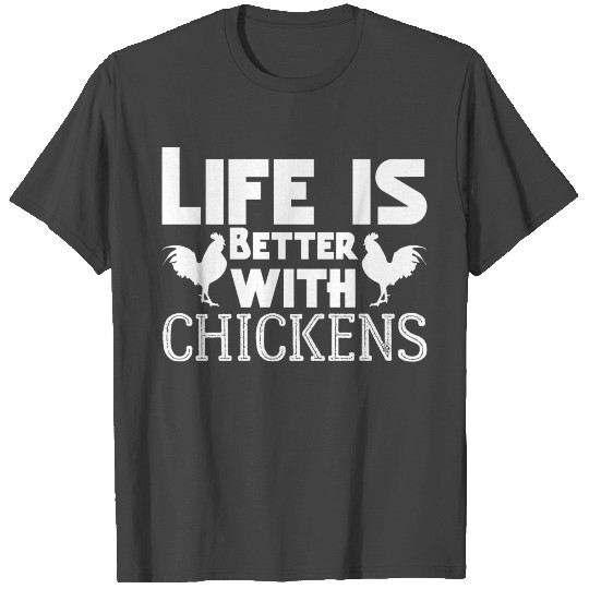 Chickens Joke Chicken Rooster Hen Hens Farmer T Shirts
