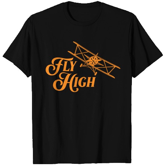 Fly High Orange T Shirts