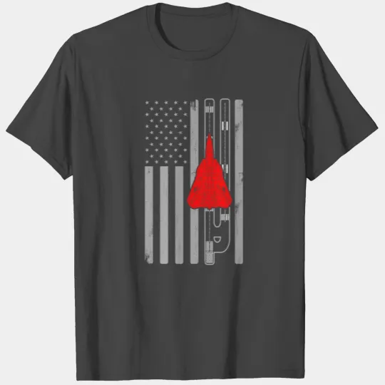 F-14 Tomcat Fighter Jet American Flag Runway F14 T Shirts