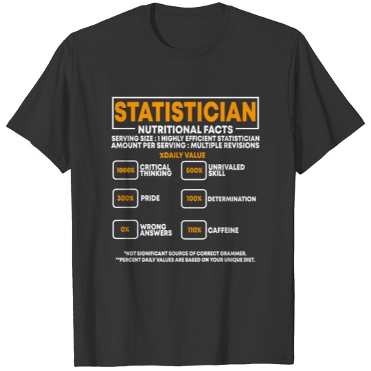 Statistician T-shirt