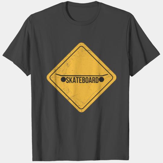 Traffic Sign Skateboard Skateboarding Gift Idea T Shirts