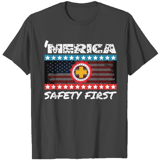 merica 4th of july flag independence day T Shirts