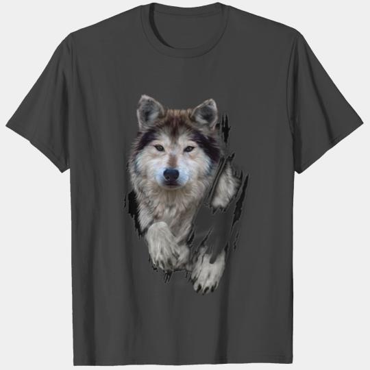Walk Stare Cute Brown Wolf T Shirts