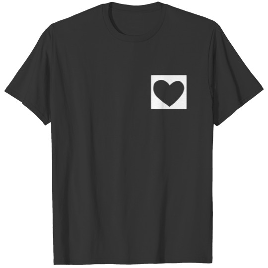 Symbol heart square T-shirt