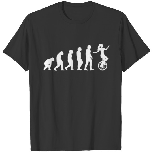 Unicycle Evolution Unicyclist T-shirt