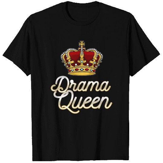Drama Queen -Tattoo Inspired Crown Illustration T Shirts
