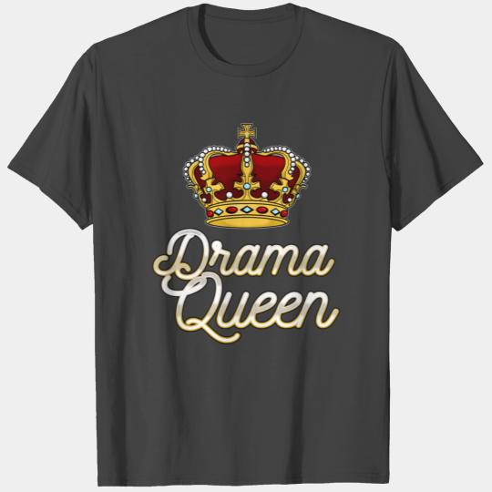 Drama Queen -Tattoo Inspired Crown Illustration T Shirts