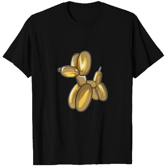 Balloon Dog Gold T Shirts