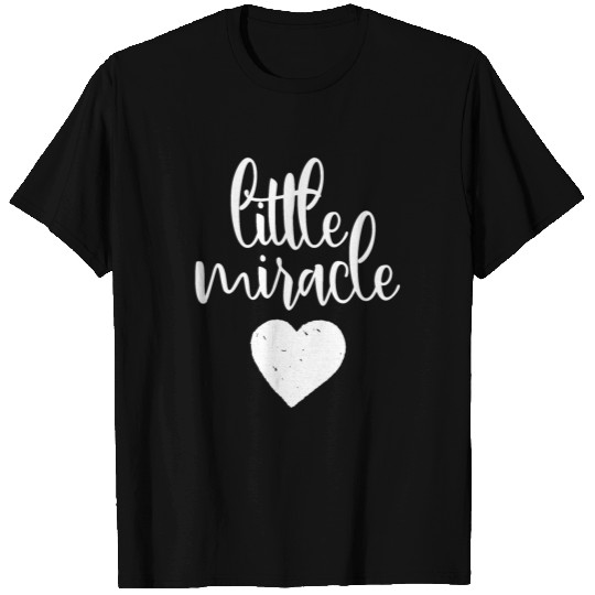 Little Miracle Newborn Announcement Baby Pregnancy T Shirts