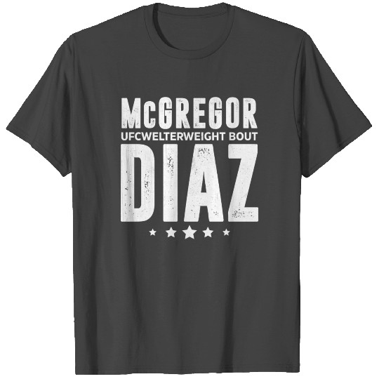 McGregor UFC WELTERWEIGHT FIGHT DIAZ, Champion T Shirts