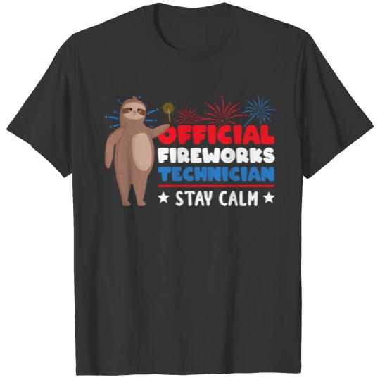 4th July Official Fireworks T-shirt