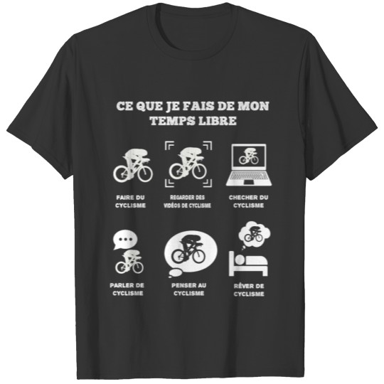 temps libre cyclisme de piste T-shirt
