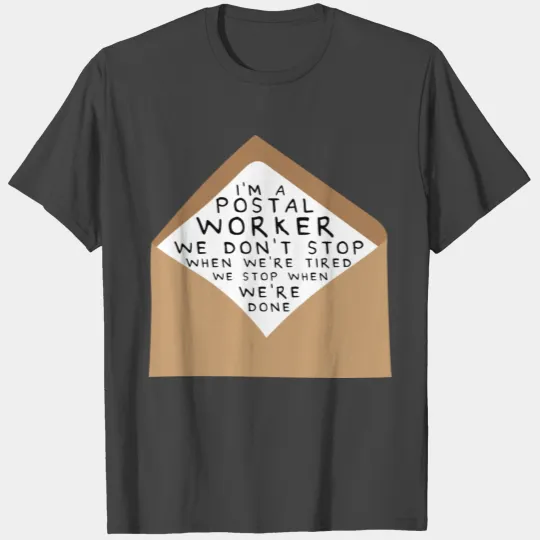 Postal Worker Mail Carrier Postman T Shirts