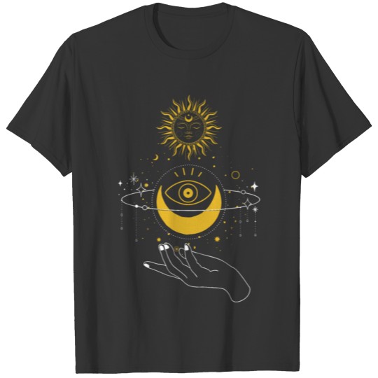 Boho Sun and Moon/Witchy Clothing Hippie/Sunshine T Shirts