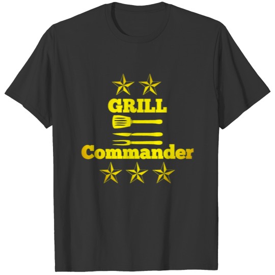 Grill BBQ Dad Barbecue Cook Gift grilling T-shirt
