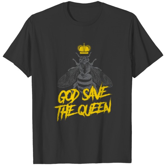 God save the queen beekeeping beekeeper T-shirt