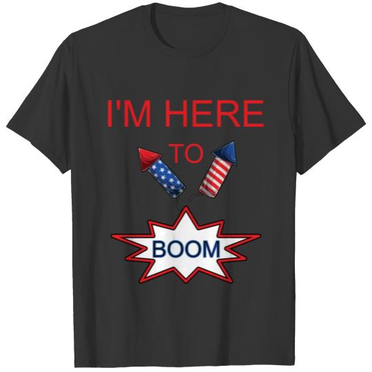 Funny fireworks design T-shirt