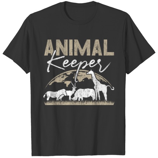 animal keeper giraffe antelope niel horse T Shirts
